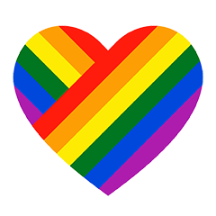 logo rainbow heart